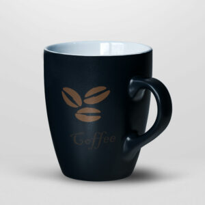 White Printed Coffee Mug